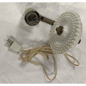 Vtg Wall Mount Lamp Light Fixture Boudoir Art Deco Style Plug In 🩵